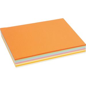 Pastel karton, A4, 210x297 mm, 160 gr, pastelkleuren, 210 div vellen/ 1 doos