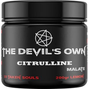 The Devil's Own | Citrulline malate | 200gr 33 servings | Pre-workout | Intra-workout | Post-workout | Aminozuren | Nutriworld