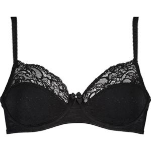 Hunkemöller Niet-voorgevormde BH Sophie full cup - zwart - Maat E80