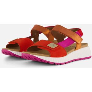 Gabor Sandalen rood Suede - Dames - Maat 40