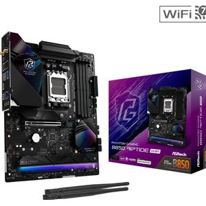 ASROCK B850 Riptide WiFi - Moederbord ATX - Socket AM5 - AMD B850 - DDR5 - Realtek ALC1220 - Wi-Fi 7 + Bluetooth - Realtek 2.5G LAN