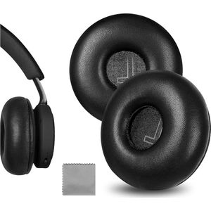 Schapenvacht vervangende oorkussens voor Bang & Olufsen Beoplay H8i Hoofdtelefoon - Oorkussens Headset - Oorschelpen Cover - Reparatie Onderdelen - zwart