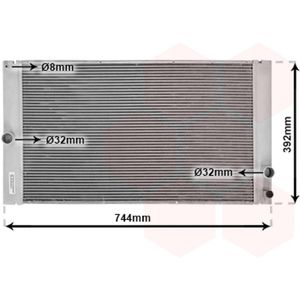 RADIATOR VOOR VOLVO C30 2006-2010 36000028