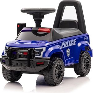 Politie loopauto met sirene lichten en een echte Walkie Talkie