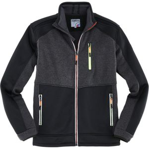 Fleece jacket | Heren jas | Merk: Terrax Workwear | Model: 62005 | Kleur: Zwart