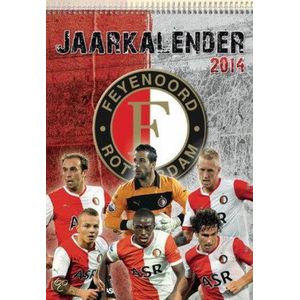 Feyenoord Jaarkalender 2014 Kalender met Poster vintage!