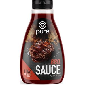 PURE Low Carb Sauce - BBQ - 425ml - caloriearm & vetarm - dip saus - dieet