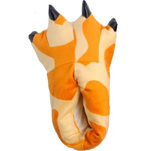 Dino Sloffen Giraffe - Maat 38-44 Comfortabele Dieren Pantoffels - SnugSquad - Kinderen & Volwassen - Unisex - Geschikt voor schoenmaat 38 t/m 44