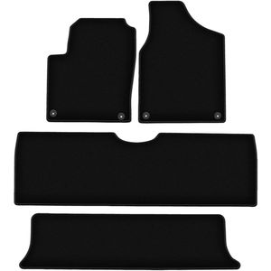 BASIC zwarte veloursmatten voor: Seat Alhambra I minivan (1995-2010)