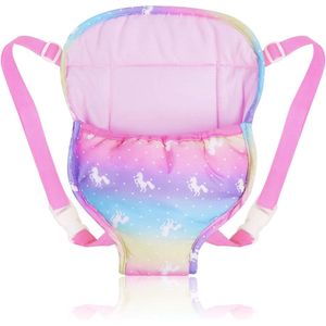 Rugzak draagzak voor babypoppen - verstelbare bandjes - poppenaccessoires - 14-18 inch poppen Draagzak