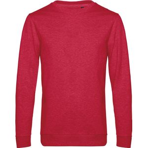 Sweater 'French Terry' B&C Collectie maat 3XL Heather Rood
