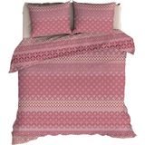 Romanette FLANEL Dekbedovertrek 240x200/220 Sapporo rose