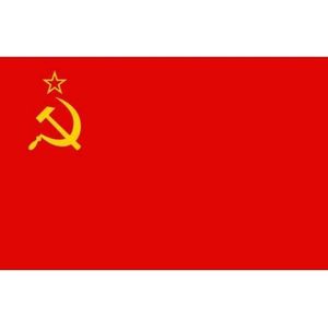 Russische vlag Rusland hamer en sikkel 90 x 150