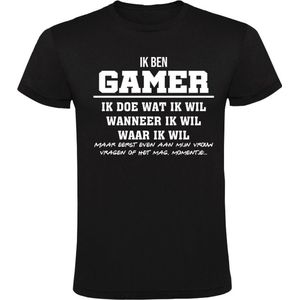 Gamer grappig Heren T-shirt | Joystick | Controller | Game Console | Computerspel | Game Computer | Videogame | Videospel