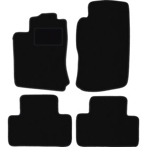 Zwarte veloursmatten voor: Opel Vectra B hatchback, sedan, stationwagen, liftback (1996-2001)