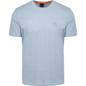 BOSS - T-shirt Tales Lichtblauw - Heren - Maat L - Regular-fit