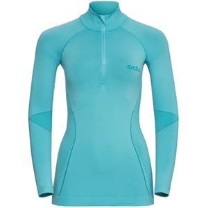 Skipully Odlo Women Turtleneck 1/2 Zip Evolution Blue Radiance Bluebird-M