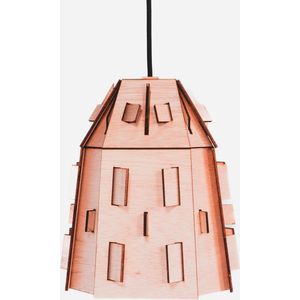 JADE hanglamp - WOMP - de houten lamp - hanglamp - lasergesneden - bouwpakket - multiplex - hout - e27 - sfeerlicht