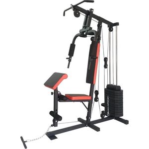 Krachtstation - home gym - met 45 kg gewicht - 138x103x200cm