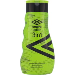 Umbro 3 In 1 Shampoo, Conditioner, Bodywash Action