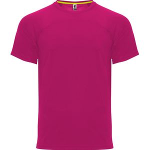 Roze sportshirt unisex 'Monaco' merk Roly maat M