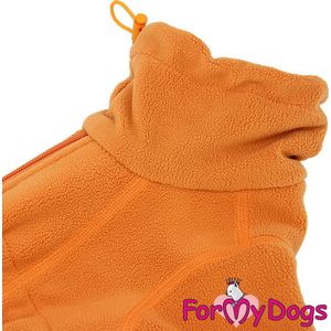 ForMyDogs honden kleding fleece pyjama voor de teef , Maat 20 rug lengte 39cm , voor binnen als voor buiten