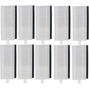 Vervangende Hepa-filter accessoires voor Cecotec Conga 1090 - verbinden kracht robotstofzuiger - onderdelen filter - 10 stuks .