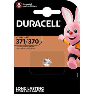 Duracell D371 Zilveroxide Knoopcel Batterij 10 Stuks