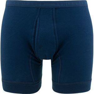 SCHIESSER Original Feinripp boxer (1-pack) - heren onderbroek kort met gulp fijnrib marine - Maat: 3XL