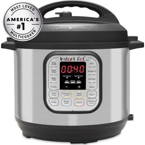 Instant Pot Duo 7-in-1 Multicooker 5,7L - snelkookpan, sauteerpan, stomer, slowcooker, rijstkoker, voedselwarmer en yoghurtmaker