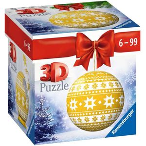 Kerstbal Groen (54 stukjes) - 3D Puzzel