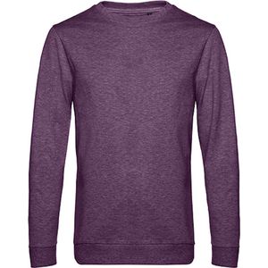 2-Pack Sweater 'French Terry' B&C Collectie maat 3XL Heather Purple/Paars