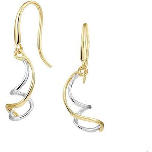 Huiscollectie Oorhangers Bicolor Goud Glanzend 23 mm x 6 mm
