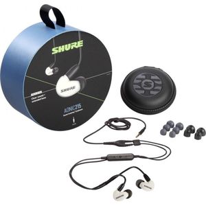 Shure AONIC 215 Headset In-ear 3,5mm-connector Doorschijnend, Wit