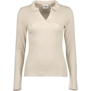 Blue Seven dames - Trui 203522 beige polokraag maat 40