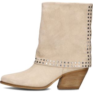 Notre-V As144 Enkellaarsjes Dames - Beige - Maat 38