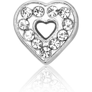 Montebello Bedel Hart K - Dames - Bijoux - Kristal - 12 x 12 mm