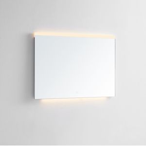 Luxe - Badkamerspiegel -  100 cm - met Boven & Onder verlichting  - Spiegel LED - Touch - Dimbaar - Verlichting 3 Standen