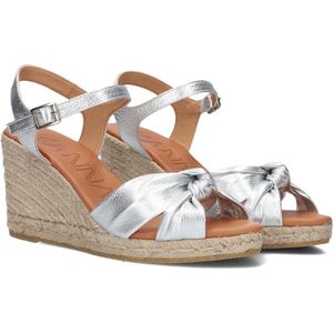 Kanna 23104 Espadrilles - Zomer Schoenen - Dames - Zilver - Maat 41