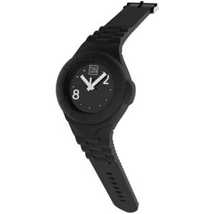 TOO LATE - siliconen horloge - MASH UP LORD SLIM - Ø 27 mm - BLACK
