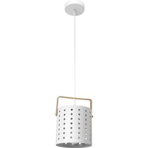 TooLight Witte metalen hanglamp - modern design - Ø 15 cm - E27 fitting