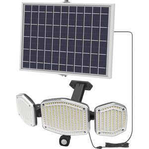 Zonne-energie Buitenlamp met Bewegingssensor - 2800 Lumen, Waterdicht IP65, 426 LED's, 5M Kabel