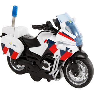 2-Play Police Motorcycle Nl Pull-Back Boys 13 Cm White/Black