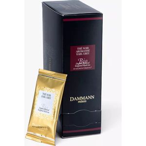 Dammann - BIO - Earl grey 24 verpakte thee zakjes - Zwarte Bio thee met Bergamot - composteerbare theebuiltjes