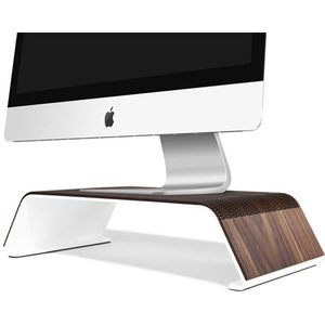 Wooden Monitor Stand - Walnut.