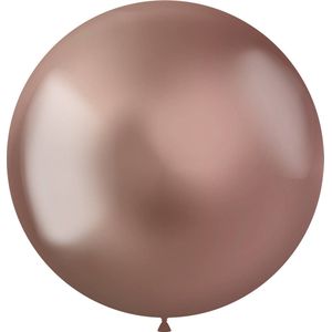 Folat - ballon XL Intense Chrome Rosegold 48 cm - 5 stuks