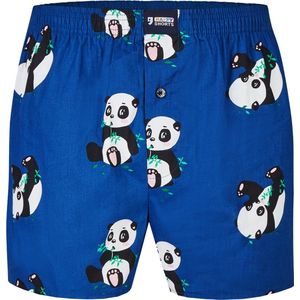 Happy Shorts Wijde Boxershort Panda Print - Losse boxershort - Maat S
