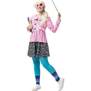 Funidelia | Loena Lovegood Kostuum voor vrouwen - Luna Lovegood, Harry Potter, Films & Series, Hogwarts - Kostuum voor Volwassenen Accessoire verkleedkleding en rekwisieten voor Halloween, carnaval & feesten - Maat M - Roze
