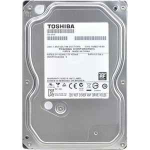 Toshiba 1TB 3.5-inch / 7200 rpm / SATA-600 / 32 MB cache DT01ACA100 Harde schijf