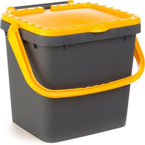 Ecoplus 30 liter afvalemmer geel - afvalscheidingsbak - sorteerbak - afvalbak